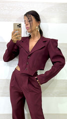 Coordinato Edwina PantaPalazzo e Giacca Strutturata