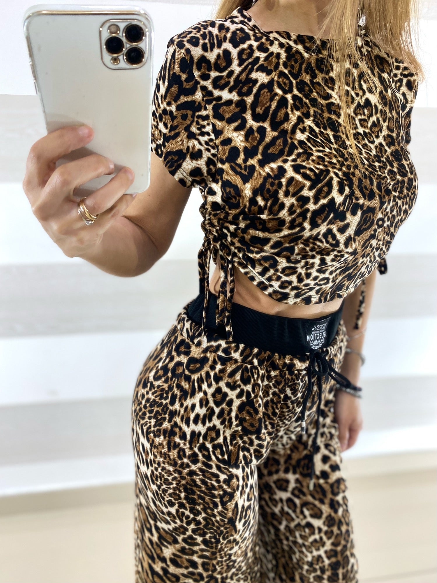 Coordinato Krizia PantaPalazzo e Maglia Animalier