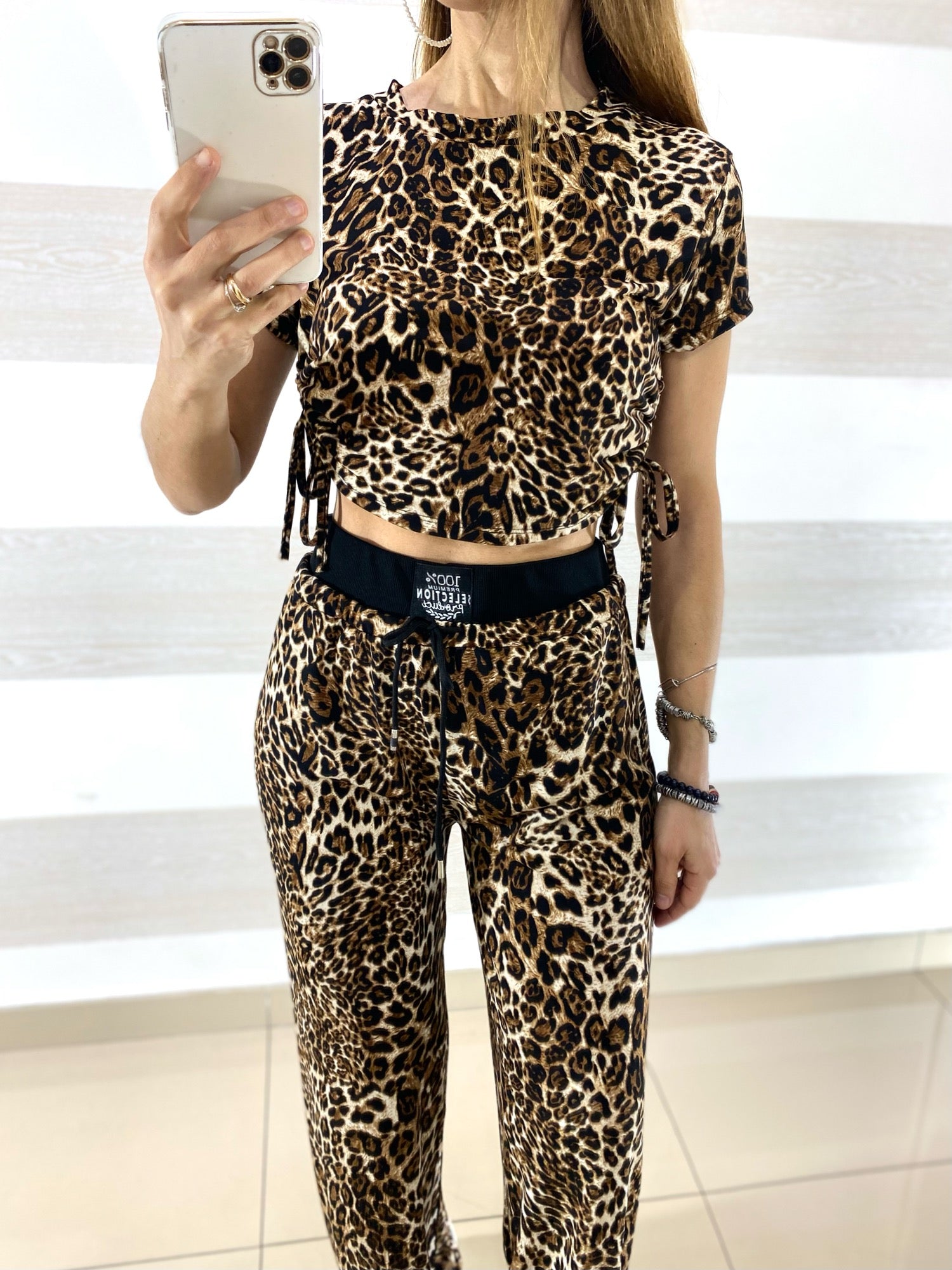 Coordinato Krizia PantaPalazzo e Maglia Animalier