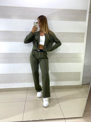 Coordinato Krystal PantaPalazzo e Giacchino Frange