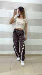 Coordinato Poppy PantaBalloon e Maglia Crop con Bande