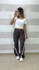 Coordinato Poppy PantaBalloon e Maglia Crop con Bande