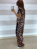 Coordinato Remy Fantasia Maxi Animalier Pantapalazzo e Camicetta