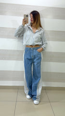 Coordinato Saffyx Jeans e Tessuto con Coulisse