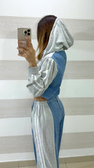 Coordinato Saffyx Jeans e Tessuto con Coulisse