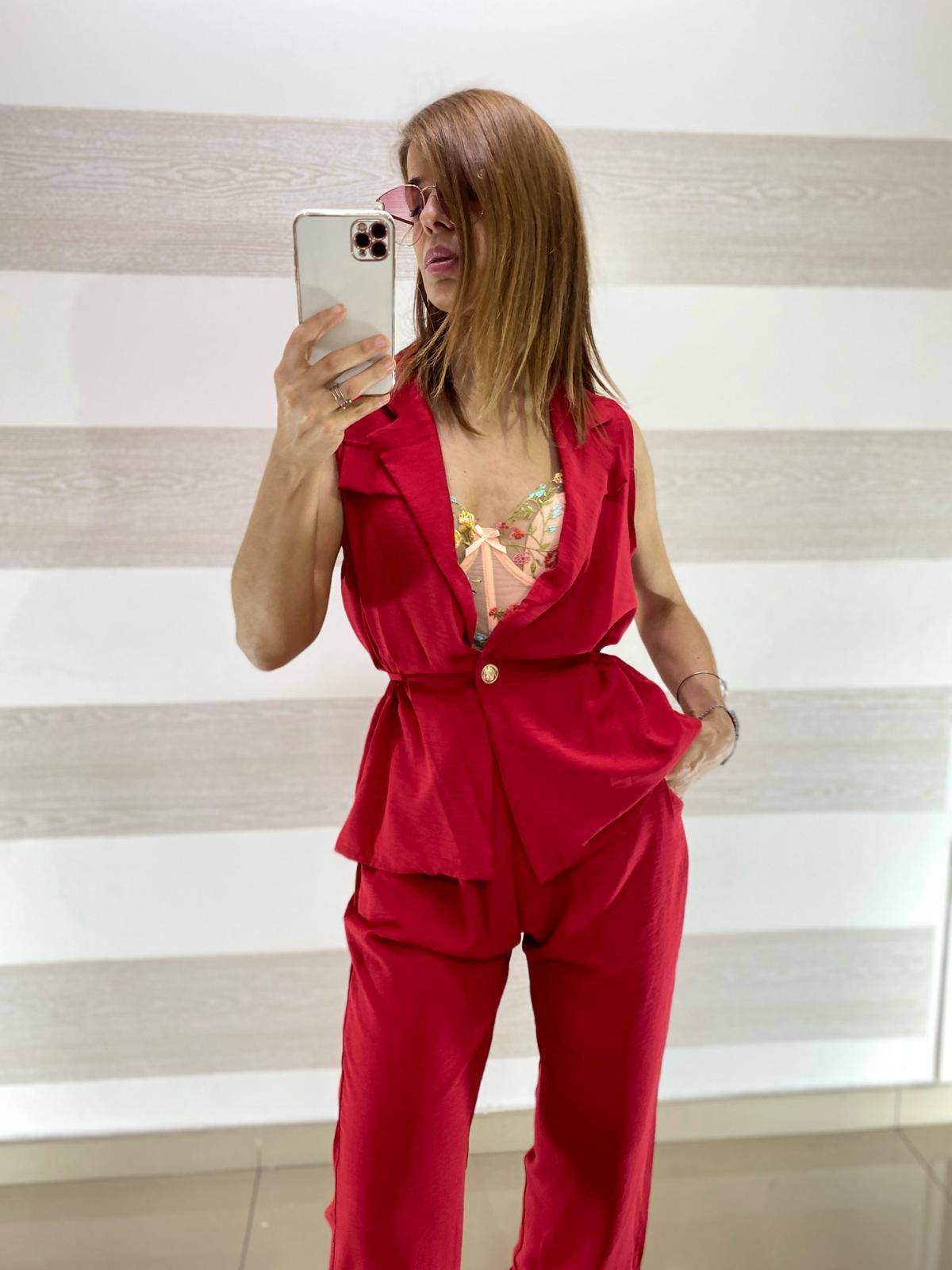 Coordinato Silvia Pantapalazzo e Giacca Smanicata