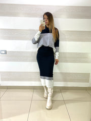 Coordinato Susanne Gonna e Maglia con Lurex