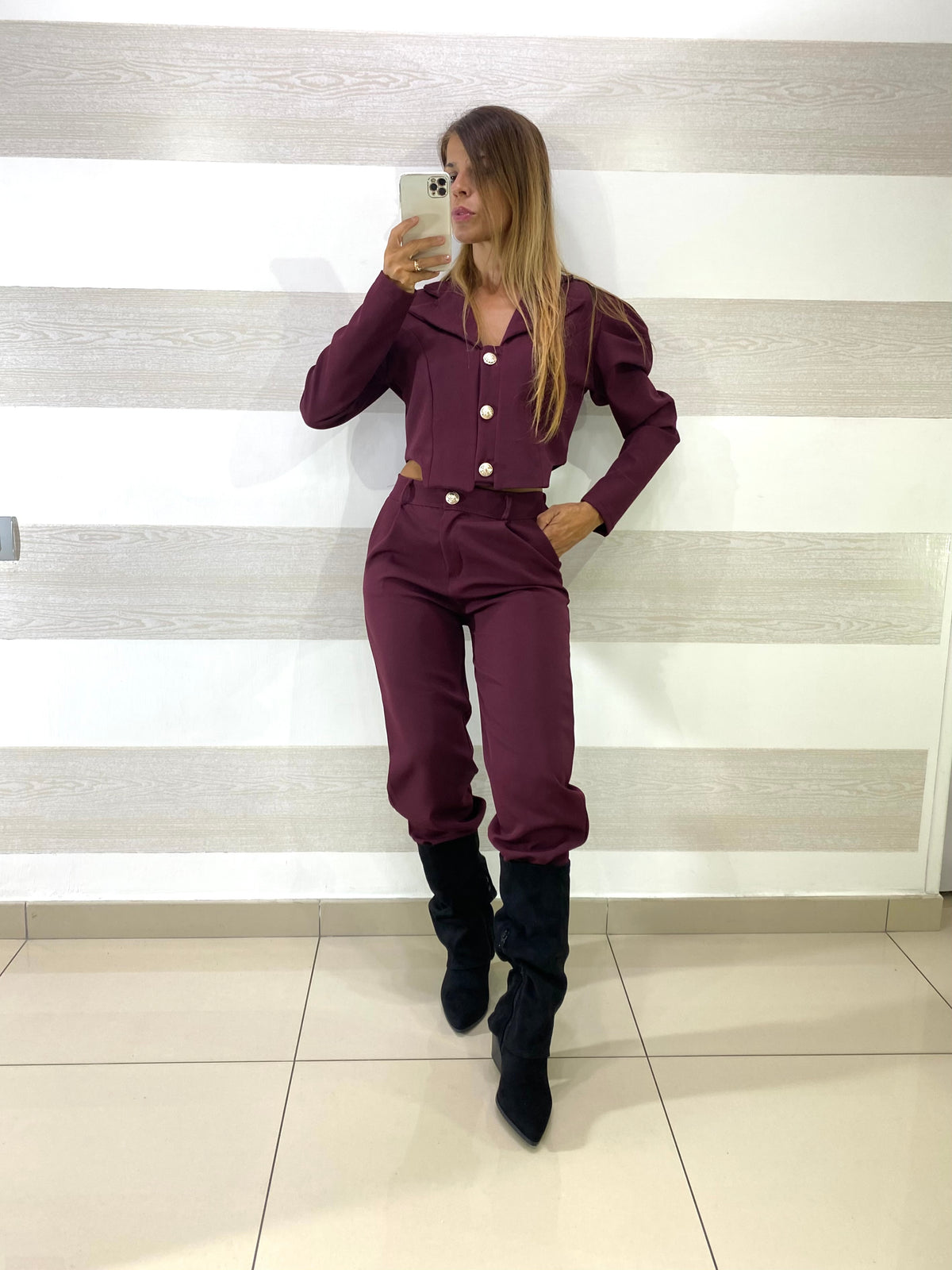 Coordinato Tailleur Hilda PantaPalazzo e Giacchino