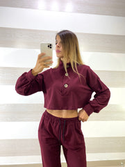 Coordinato Tamy Tuta Maglia Crop