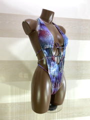 Costume Trikini Veronica Regolabile Fantasia Galassia