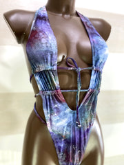 Costume Trikini Veronica Regolabile Fantasia Galassia