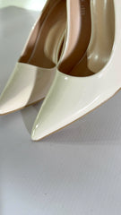 Decollete Lettie in Vernice Naturale Tacco 10 cm