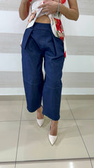 Denim Jeans Truxy Balloon Elasticizzati con Pinces