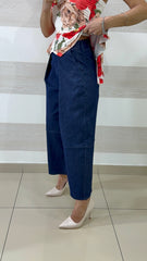 Denim Jeans Truxy Balloon Elasticizzati con Pinces