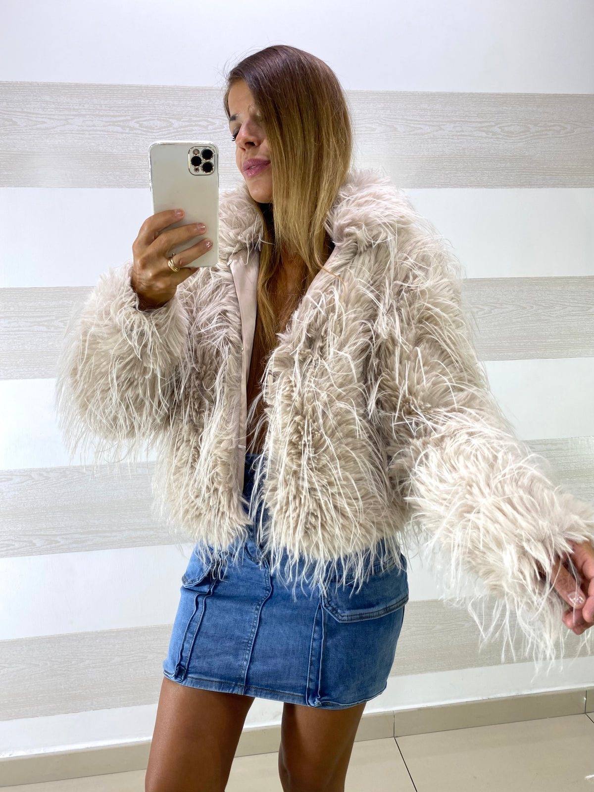 Eco Pelliccia Connie Pelo Tipo Mongolia