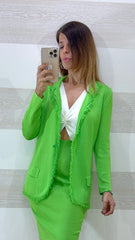 Giacca Cardigan Mabelle  Sfrangiata