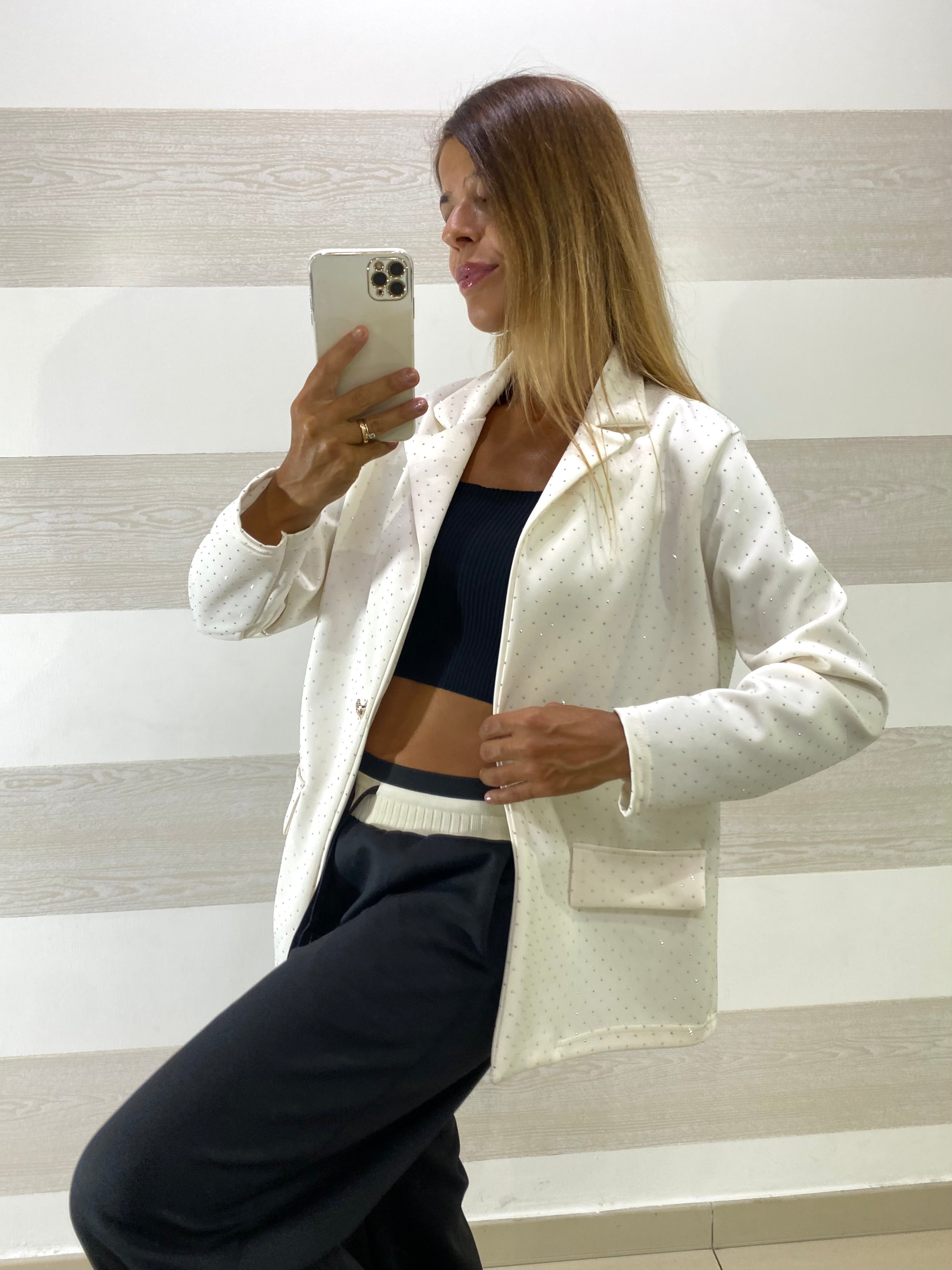 Giacca Carole Blazer con Punti Luce