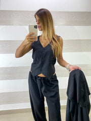 Gilet Addie Fantasia Gessata