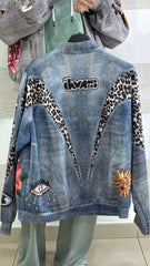 Giubbino Carley Effetto Blu Jeans