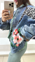 Giubbino Carley Effetto Blu Jeans