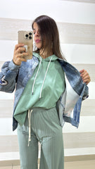 Giubbino Carley Effetto Blu Jeans