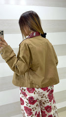 Giubbino Giacca Verity con Colletto Eco Pelle Bordeaux