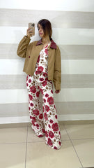 Giubbino Giacca Verity con Colletto Eco Pelle Bordeaux