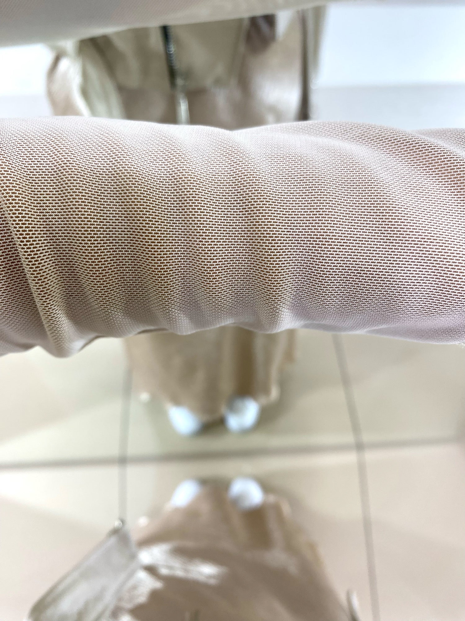 Giubbino Kenana Eco Pelle e Maniche Tulle Elasticizzato