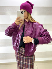 Giubbino Marlene Ecopelle con Maniche Regolabili