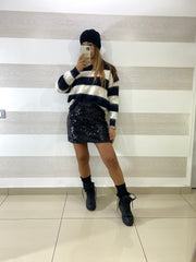 Gonna Alexina in Paillettes Elasticizzata