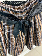 Gonna Greta Svasata a Campana Fantasia Geometrica