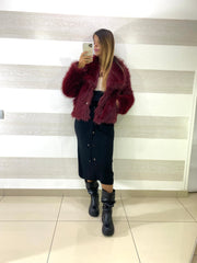 Gonna Neva con Spacco Bottoni e Tasche