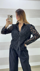 Camicia Rachel Macramè Foderata