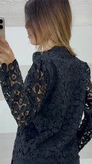 Camicia Rachel Macramè Foderata