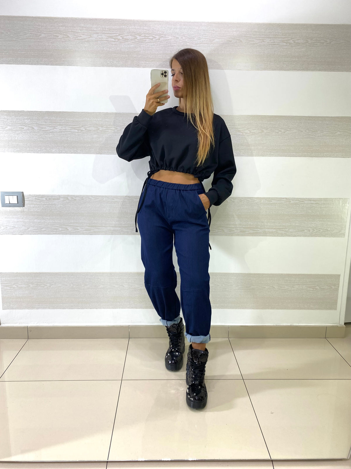 Jeans Janice Balloon Elasticizzati