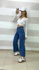 Jeans Merideth a Caramella Vita Alta