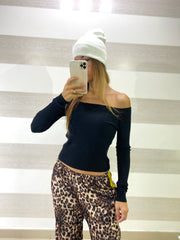 Maglia Caren Costine con Scollo a Barca