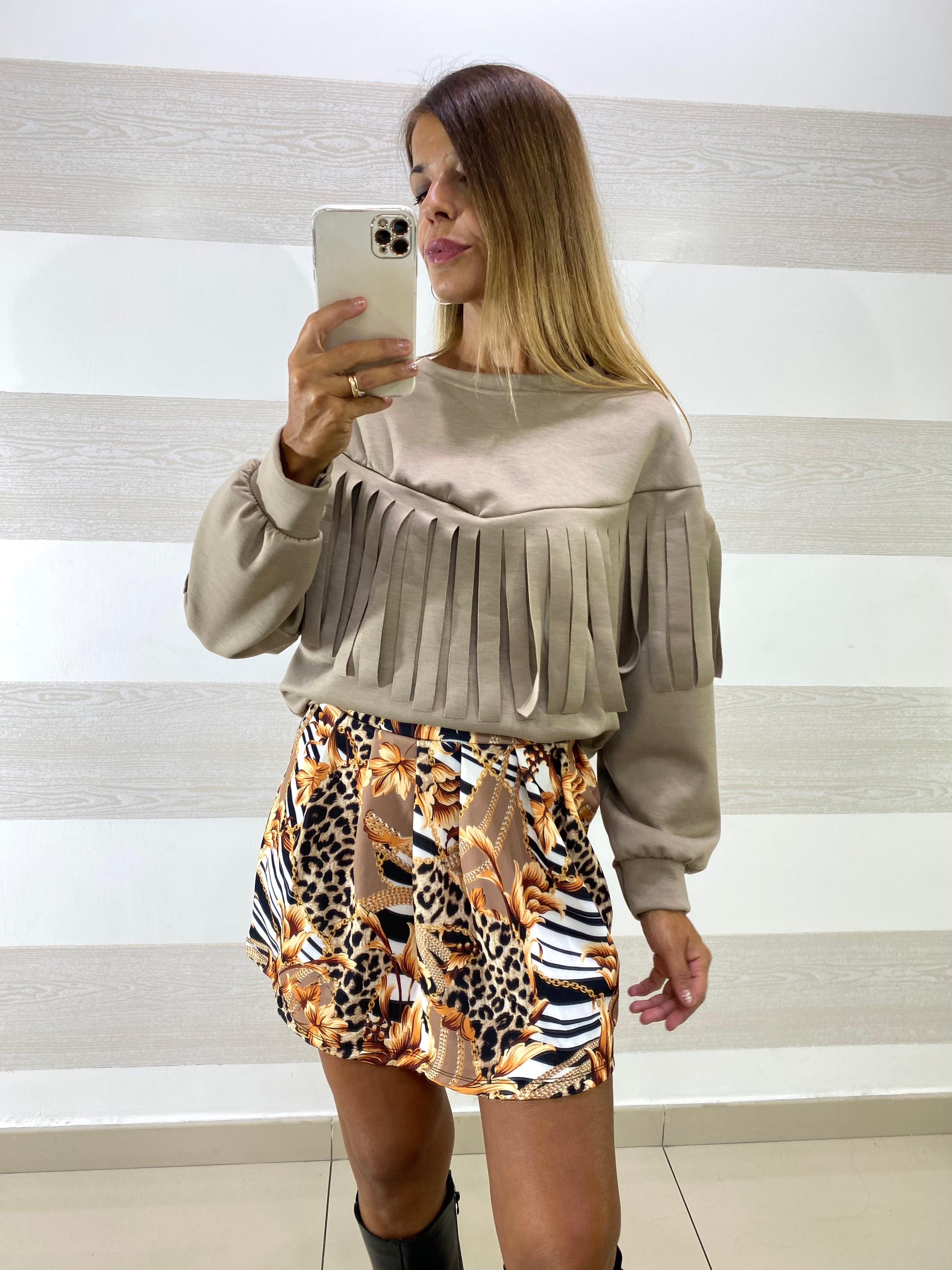 Maglia Claire con Frange