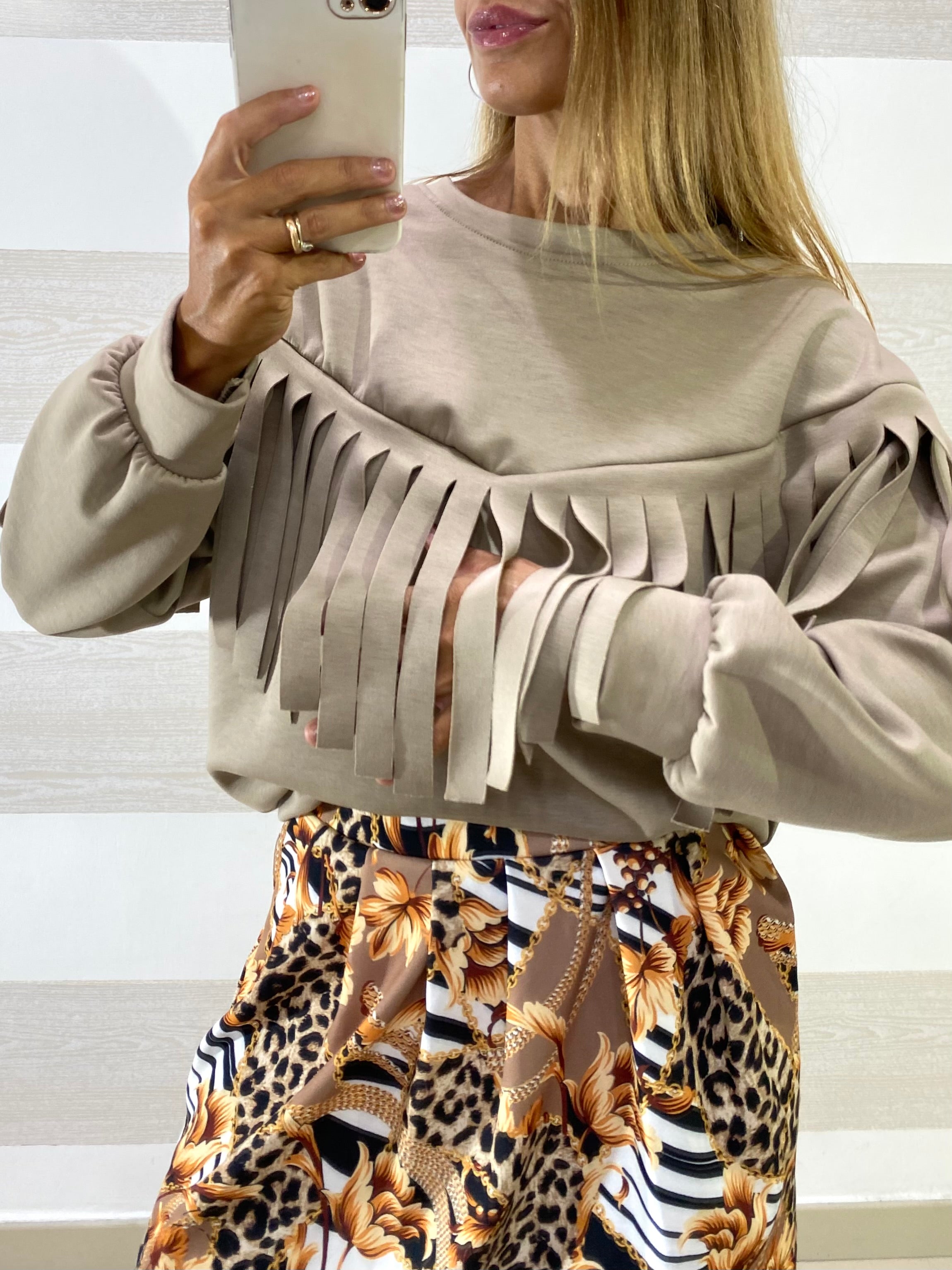 Maglia Claire con Frange