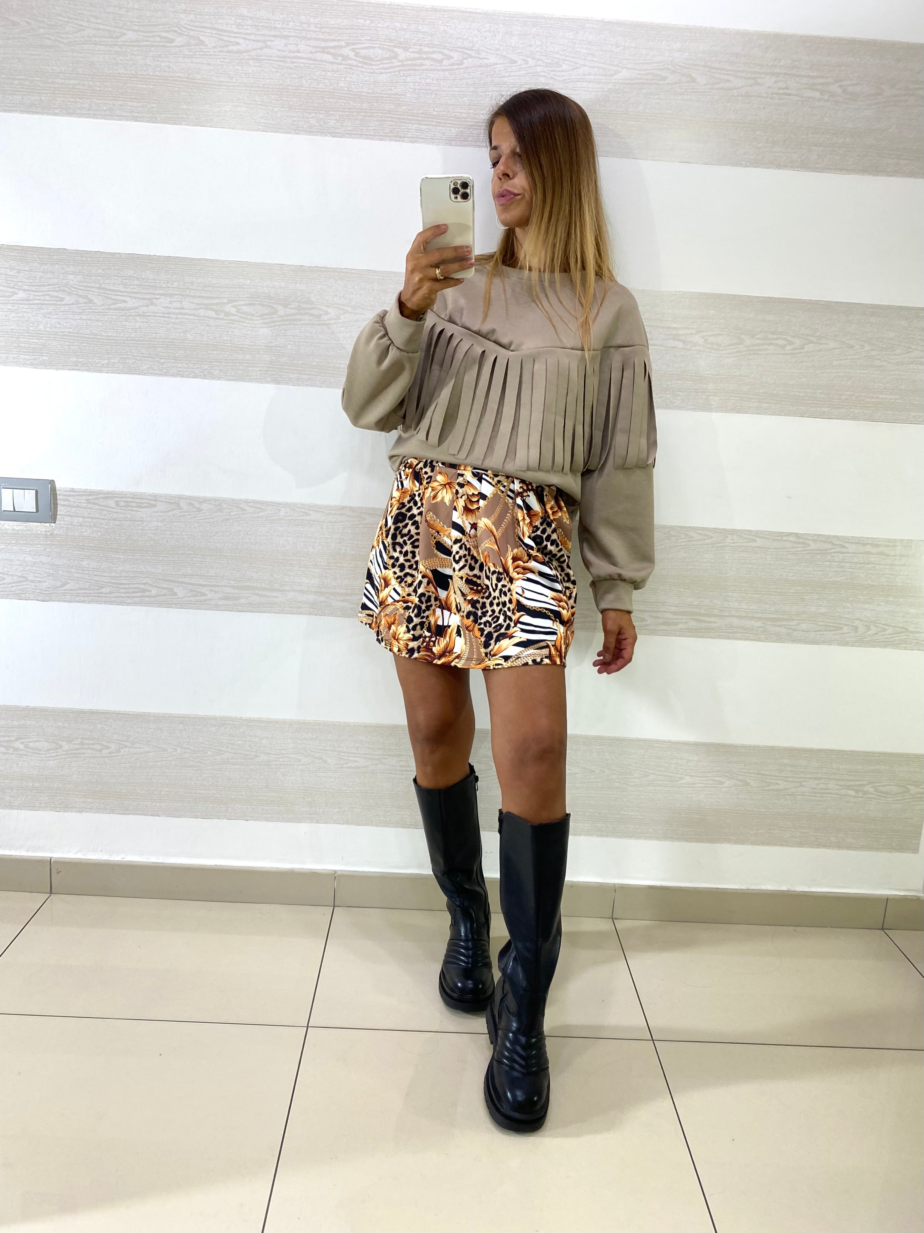 Maglia Claire con Frange