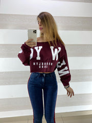 Maglia Crop Zelda Scritta New York