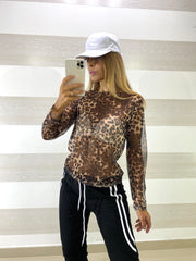 Maglia Estelle in Tulle Maculato