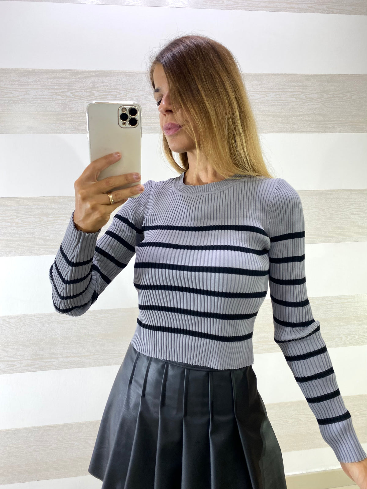 Maglia Flossie a Costine Rigata