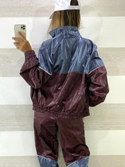 Maglia Giubbino Eleanor 1 Eco Pelle Metallizzata Cangiante Satinata