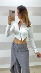 Maglia Nola Trasversale con Zip
