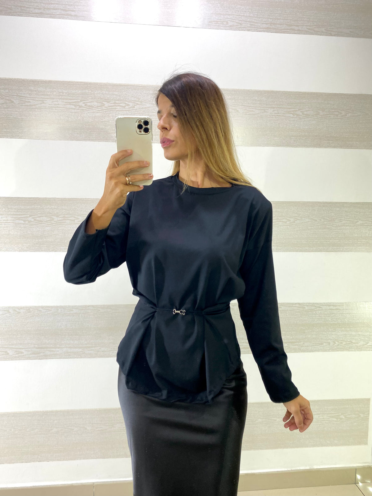 Maglia Robin con Elastici ai Lati