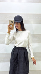 Maglione Leggero Hattie con Micro Pois