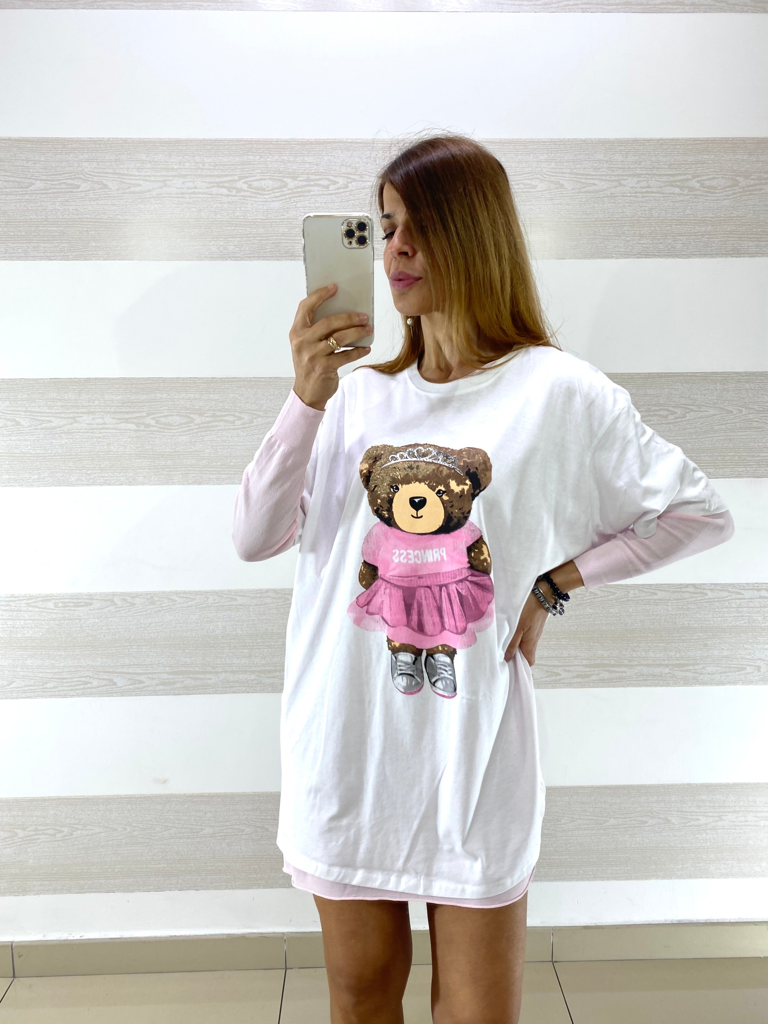 Maxi Shirt Daria Teddy Princess