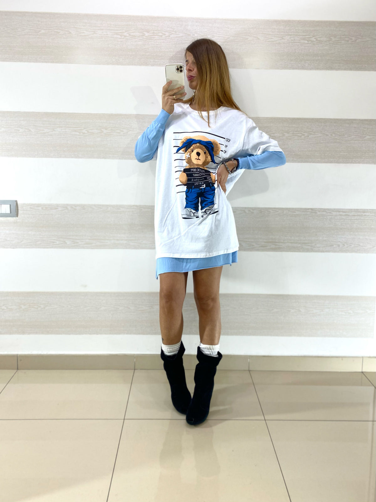 Maxi Shirt Daria Teddy Ricercato