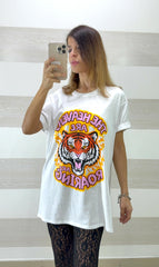 Maxi Shirt Liz con Stampa Tigre